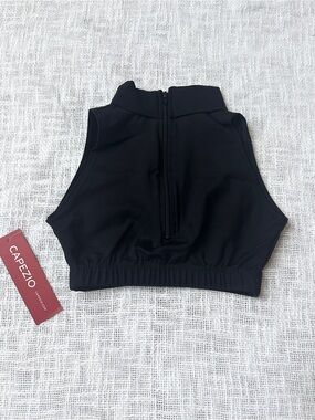 NWT Capezio Team Basics Mock Neck Zip Top ♟️ Size Youth Large